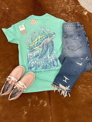 Simply Southern Track Flow Tee