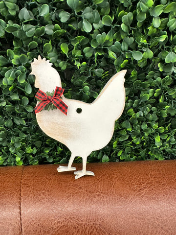 Holiday Chicken Decor