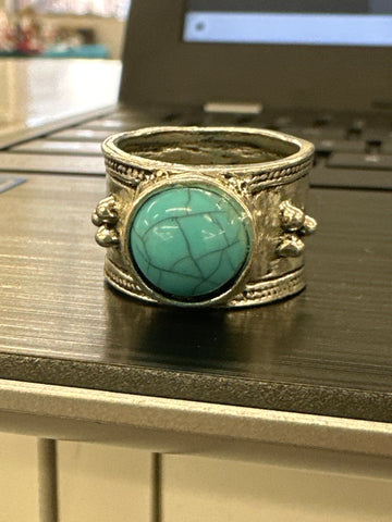 Bullseye Turquoise Ring