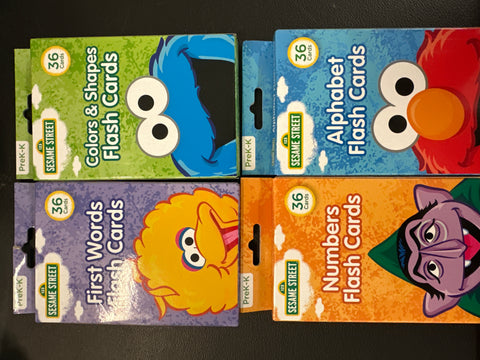 Sesame Street Pre-K Flashcards