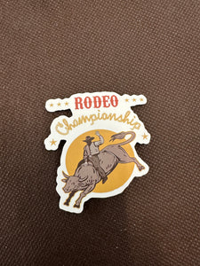 Rodeo Championship Sticker