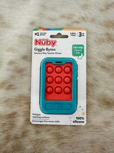 Nuby Giggle Bytes Teether Phone