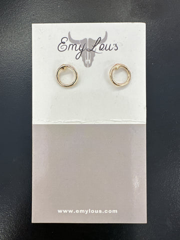 Simply Southern Timeless Circle Stud