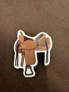 Brown Saddle Sticker