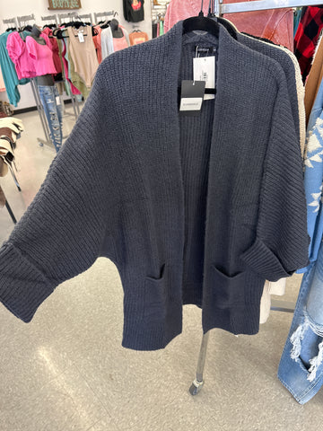 Navy Chunky Cardigan