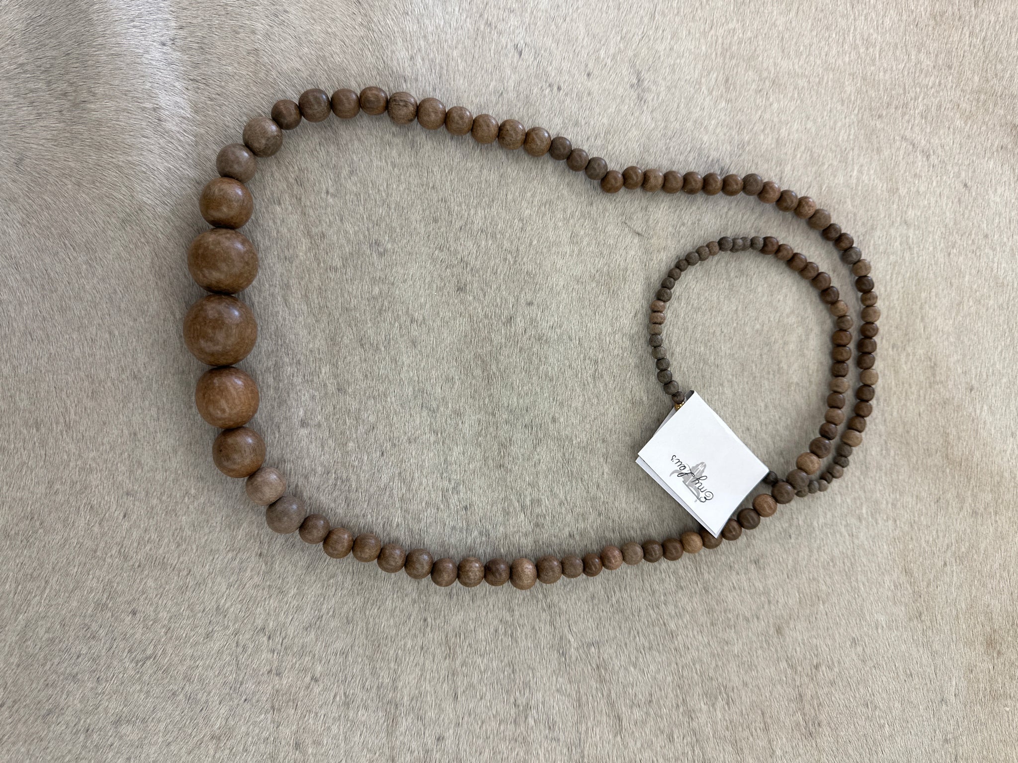 Brown Beaded Necklace