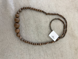 Brown Beaded Necklace