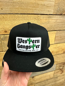 Western Gangster Black/Black Cactus Alley Hat Co