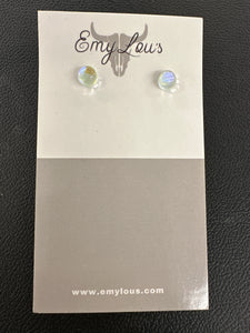 Simply Southern Iridescent Circle Studs