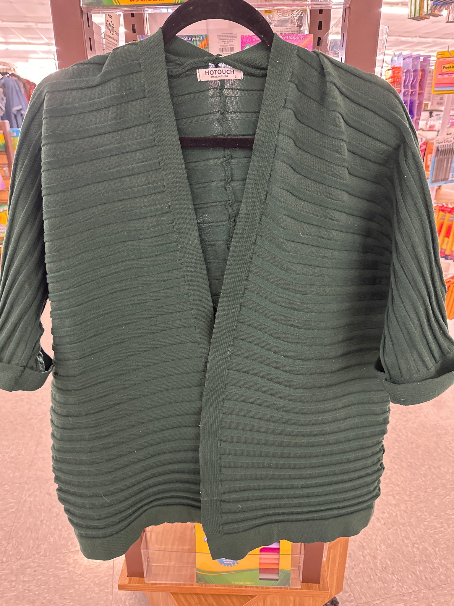 Hotouch Dark Green Cardigan
