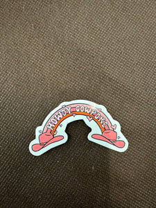 Pink Howdy Cowpoke Sticker