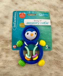 Infantino Busy Lil’ Sensory Rattle