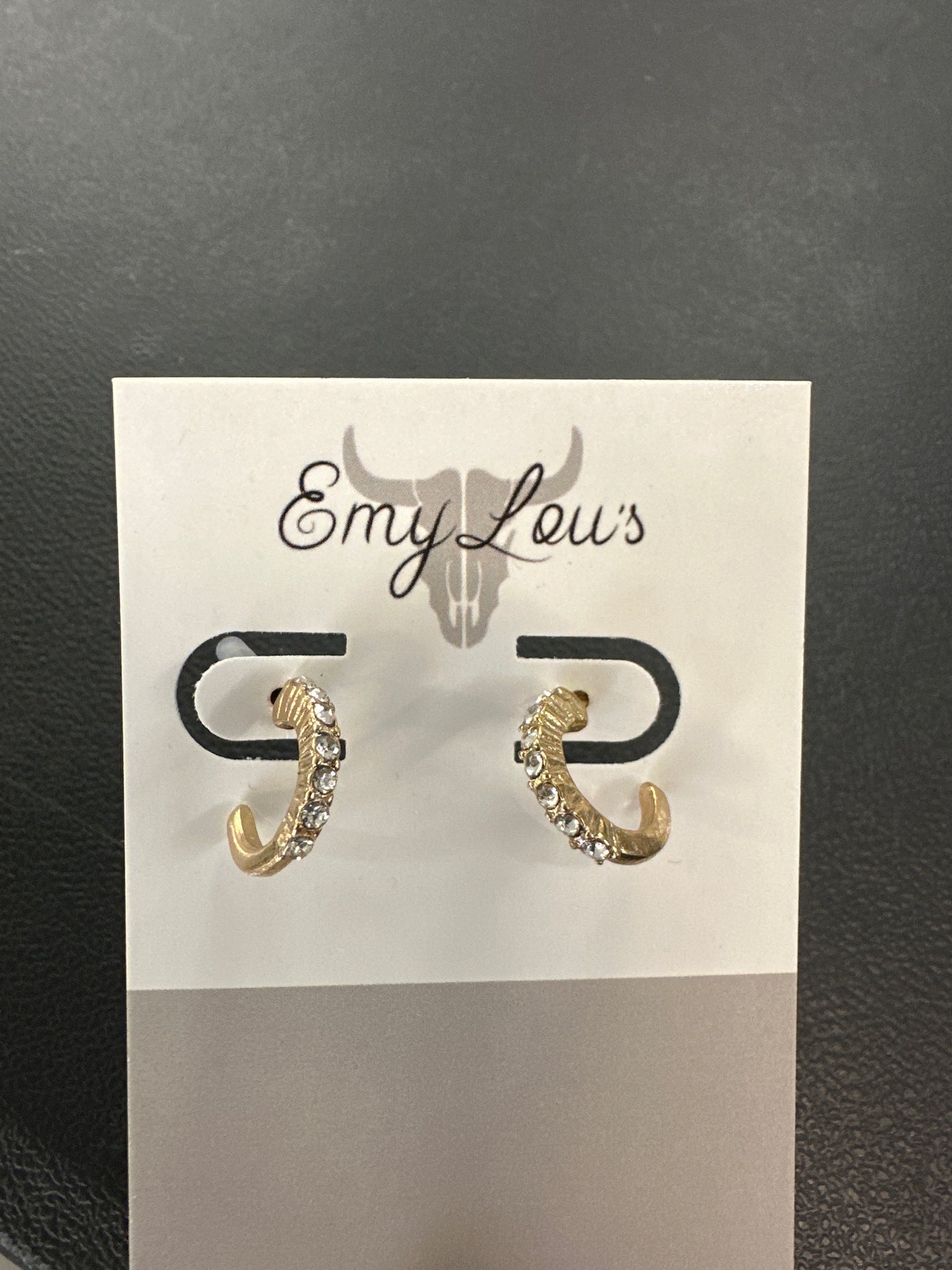 Small Gold Sparkly Hoops