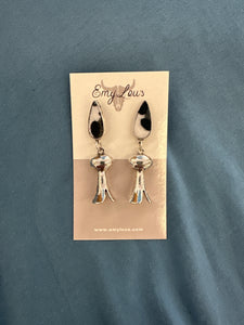 White Leopard Kaydee Earrings