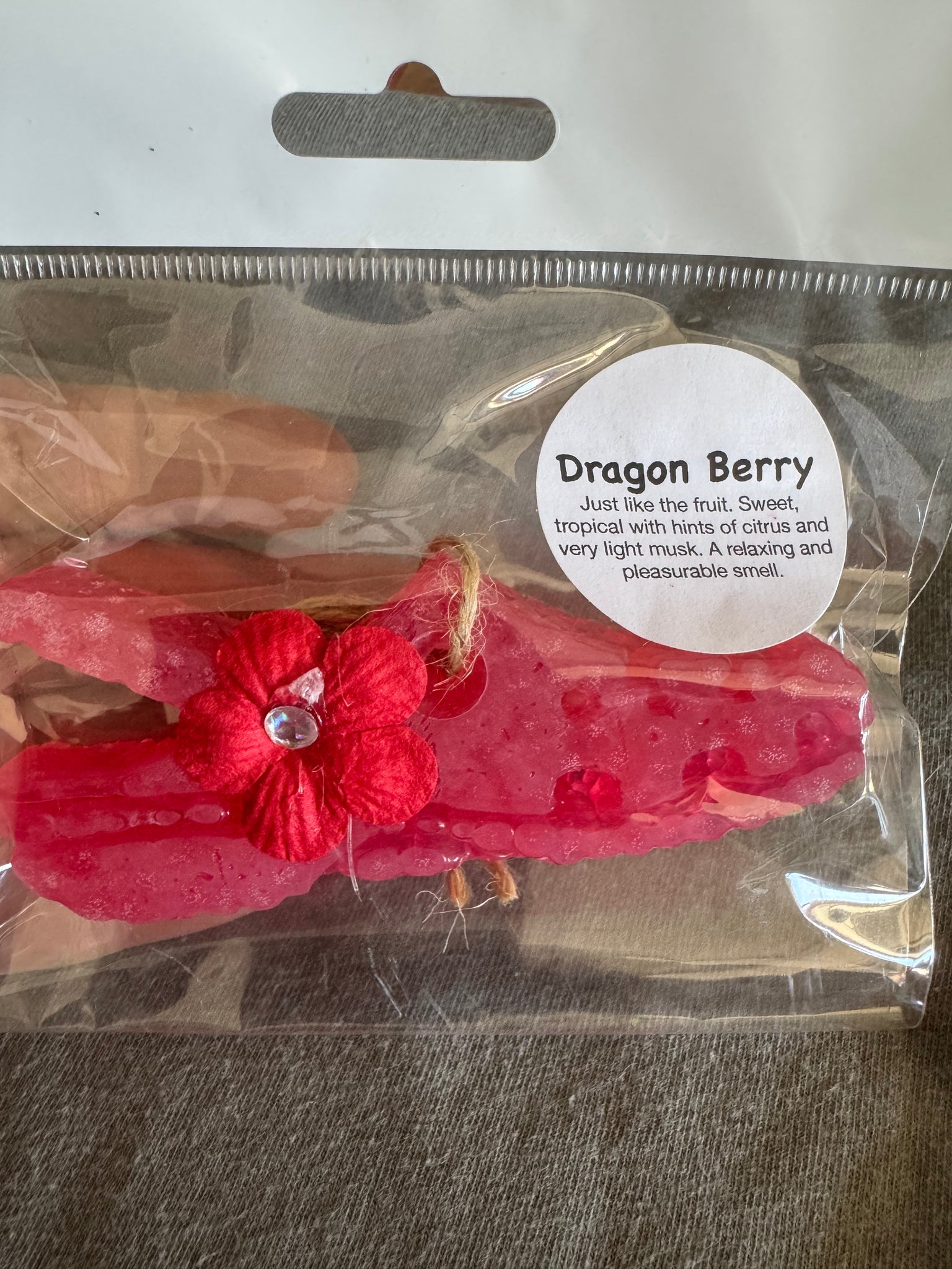 Croc Car Freshie - Dragon Berry Dark Pink