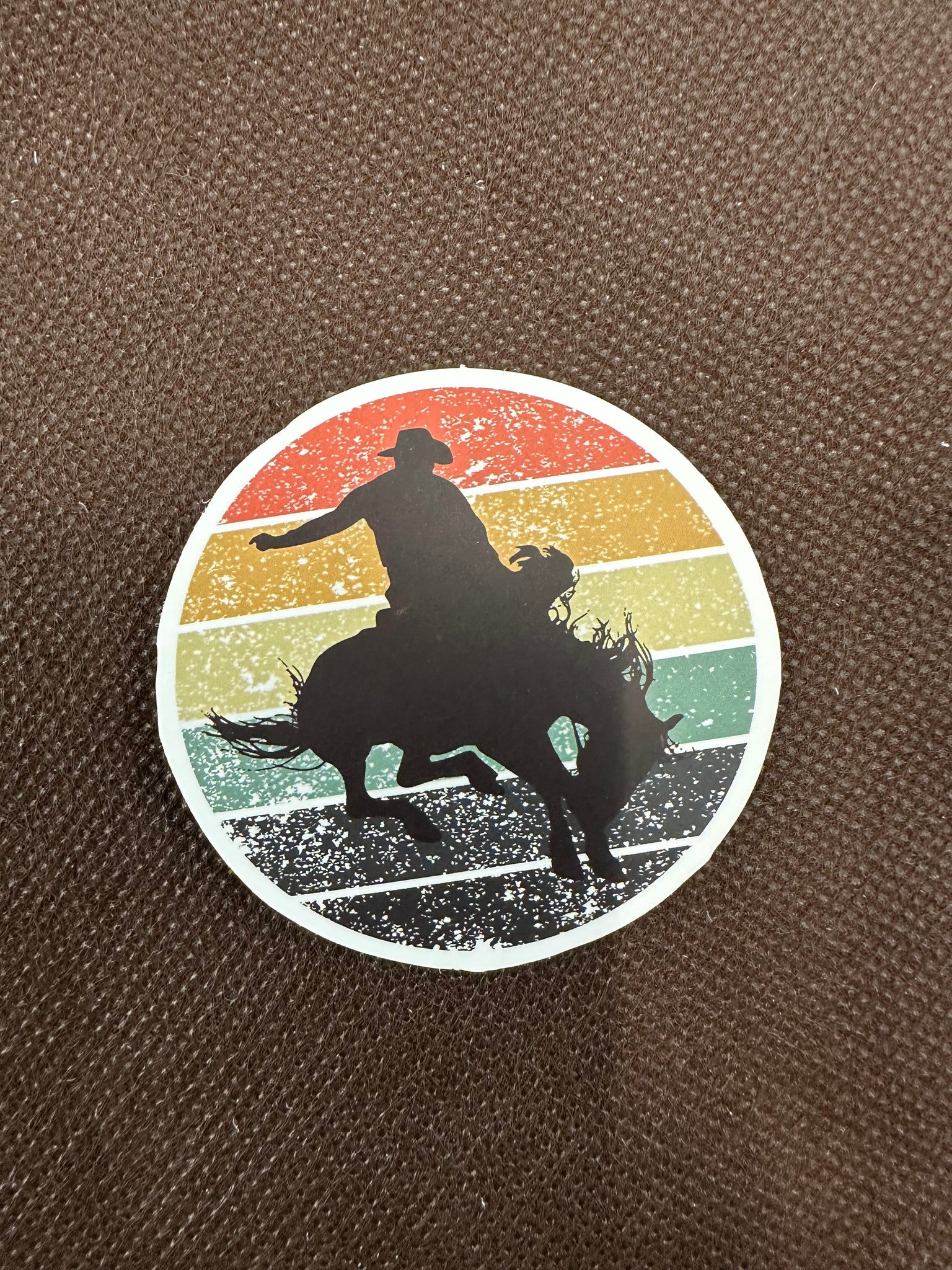 Rainbow Bronc Sticker