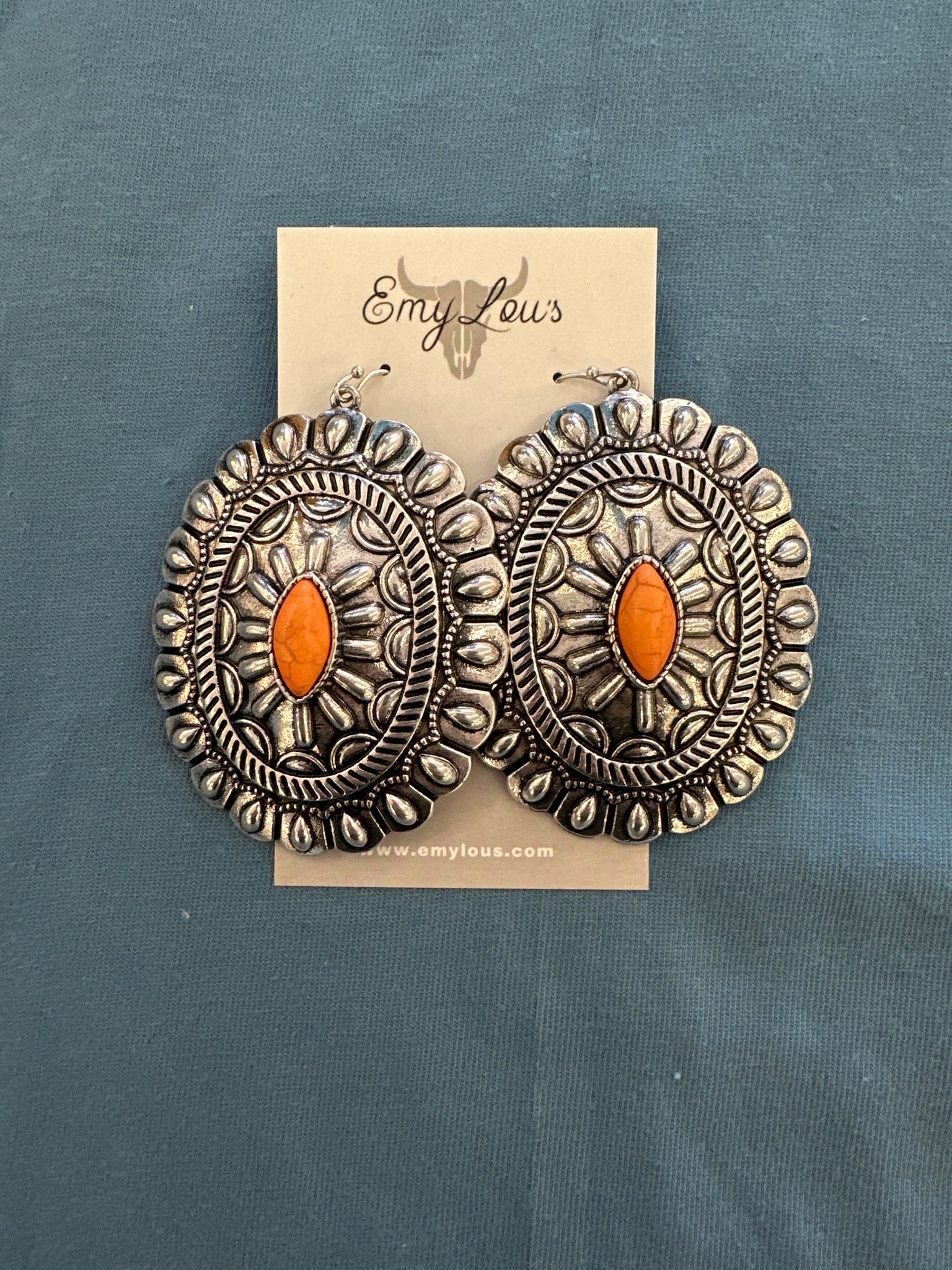 Orange Jasper Junction Earrings