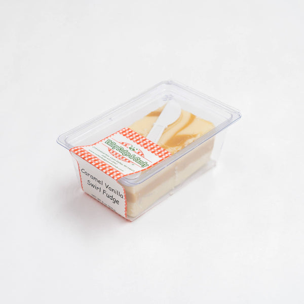 Caramel Vanilla Swirl Fudge (1/2 lb Package)