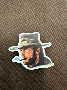 Smoking Cowboy Sticker