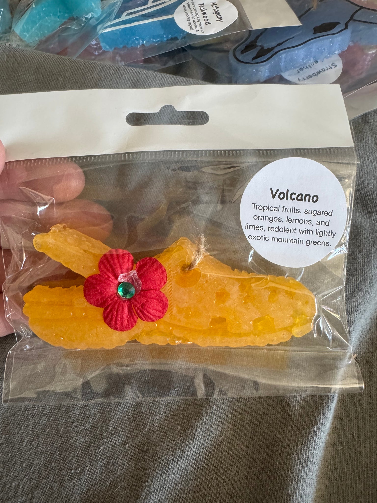 Croc Car Freshie - Volcano Orange