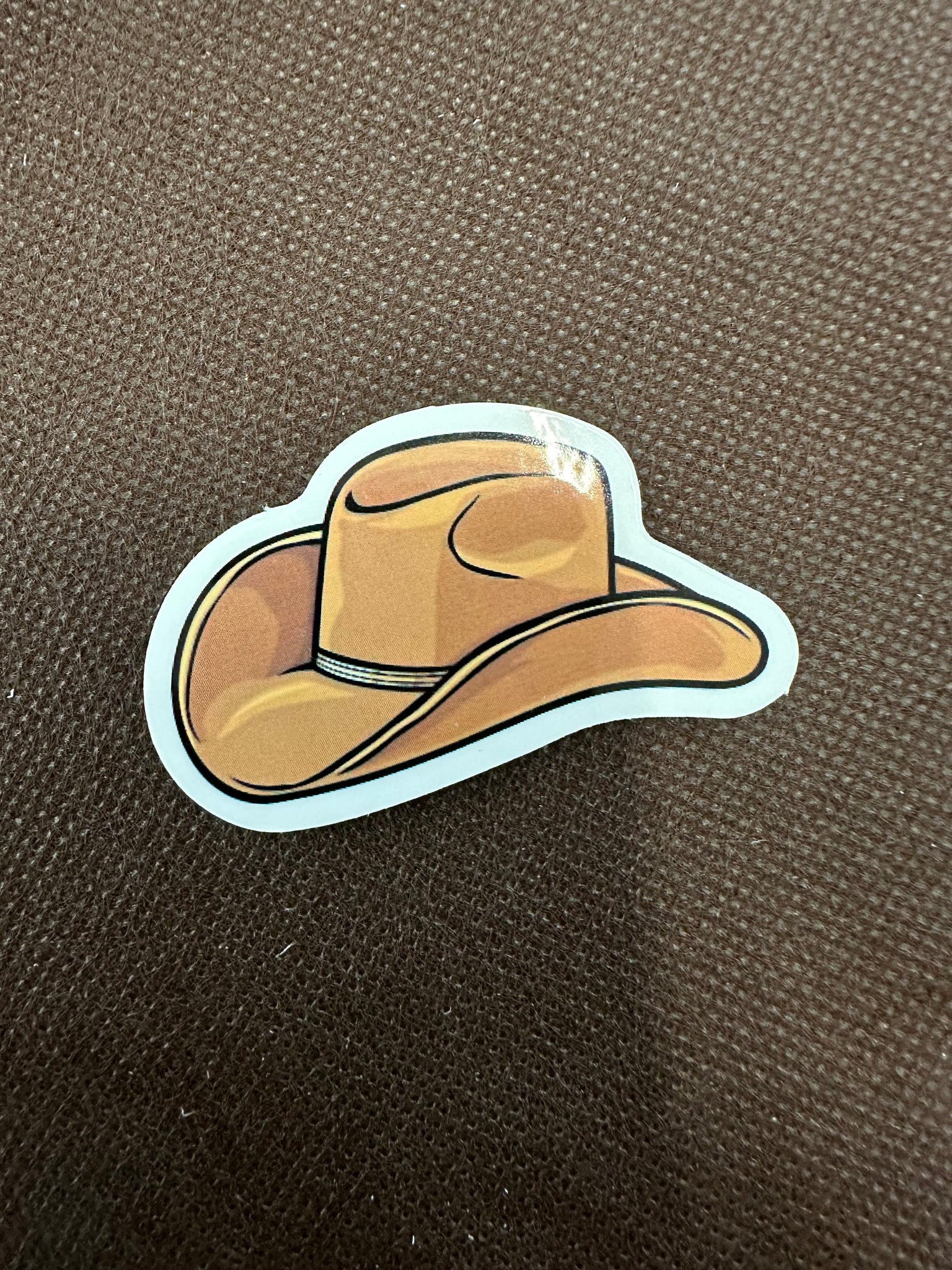 Tan Cowboy Hat Sticker