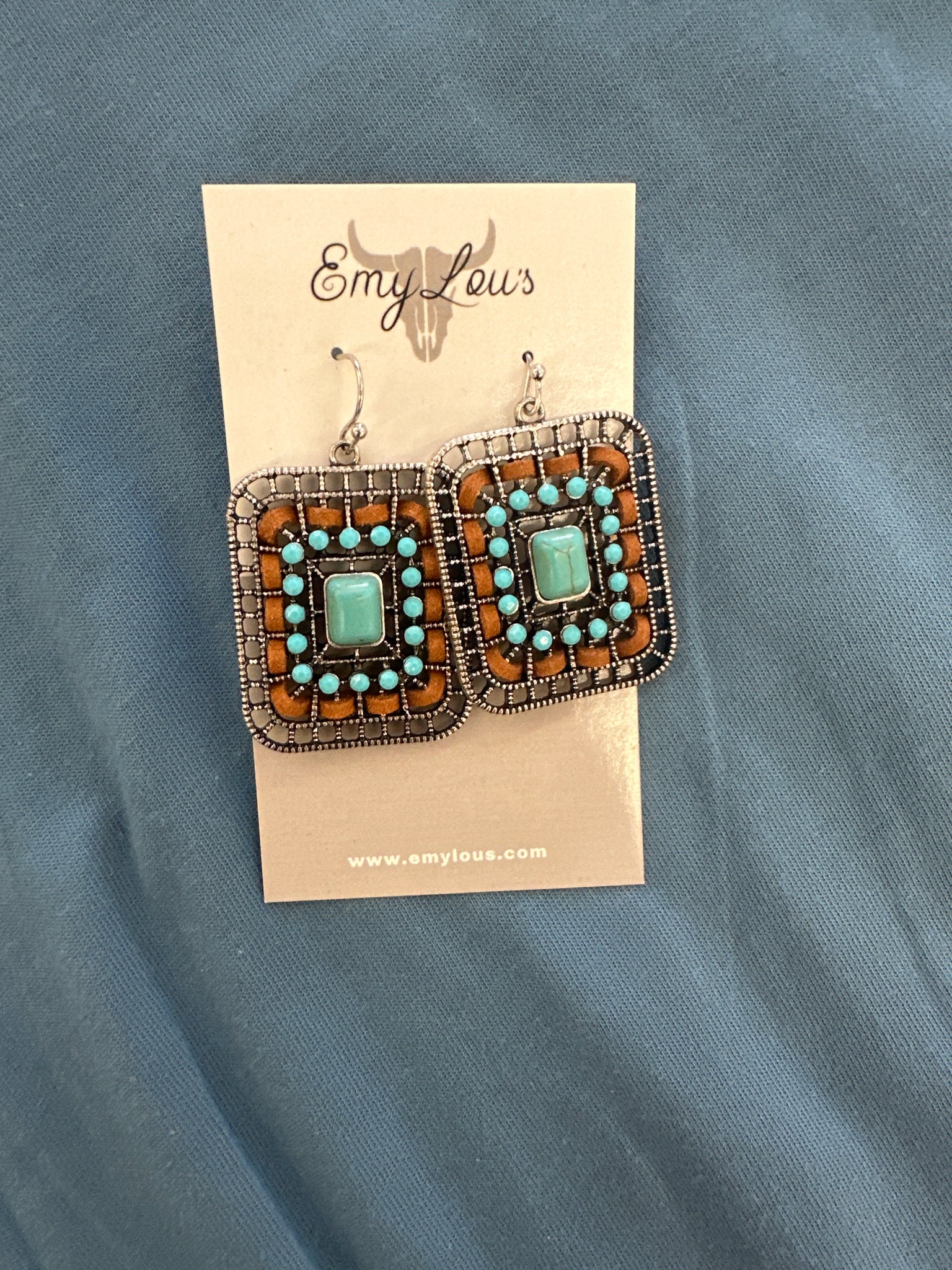 Cedar Lake Rectangle Earrings