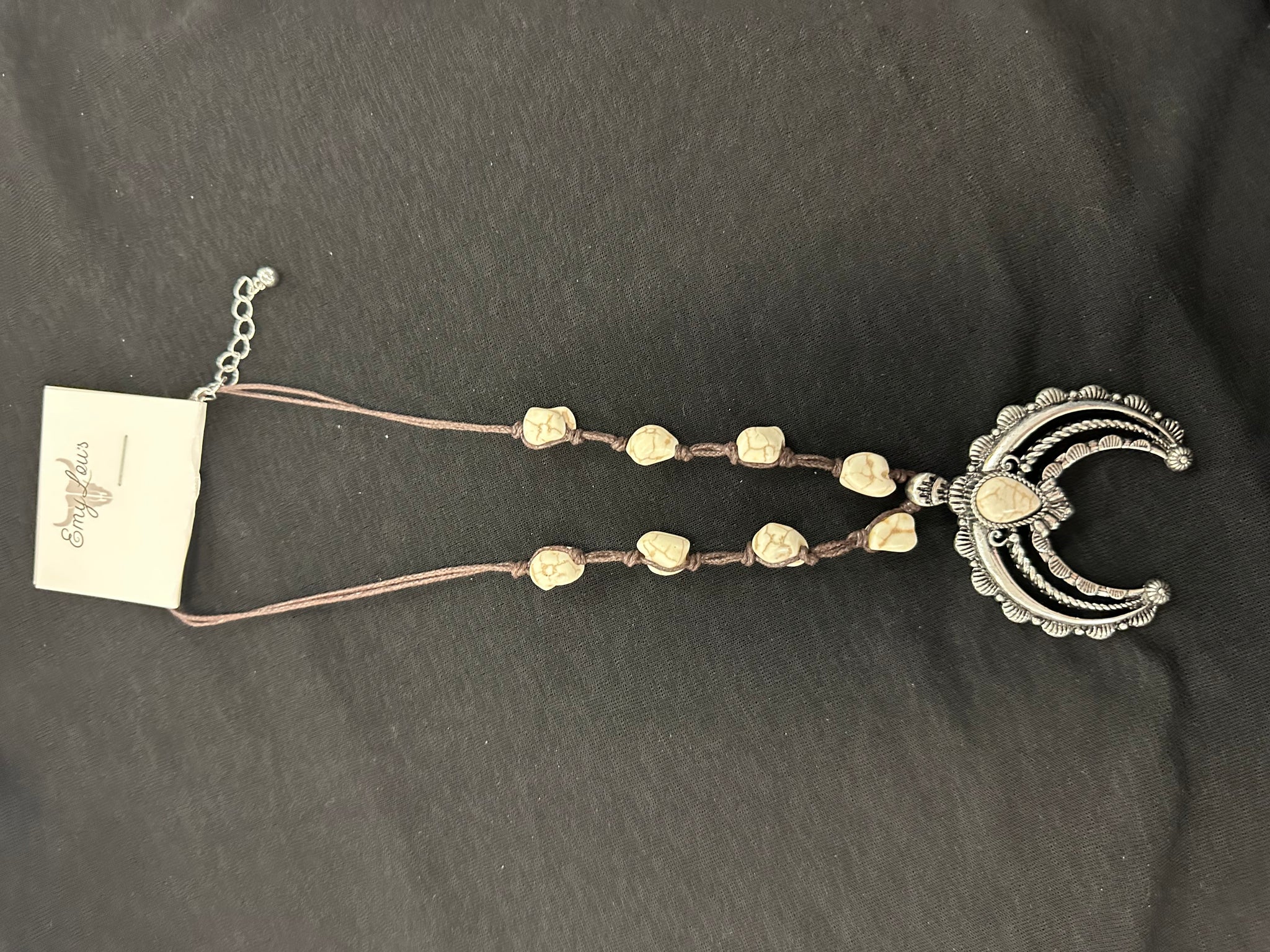 Ridgeland Naja Howlite Cord Necklace