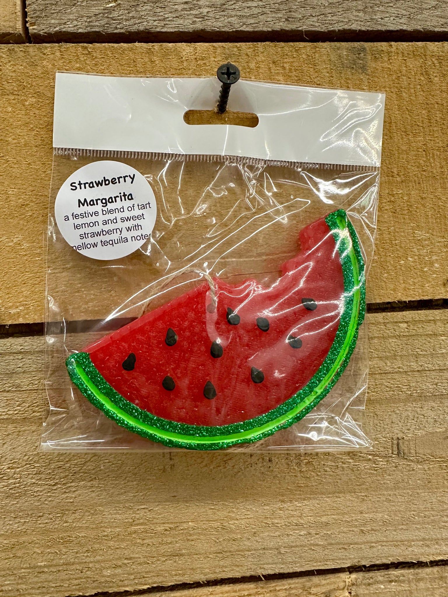 Watermelon Slice Car Freshie- Strawberry Margarita