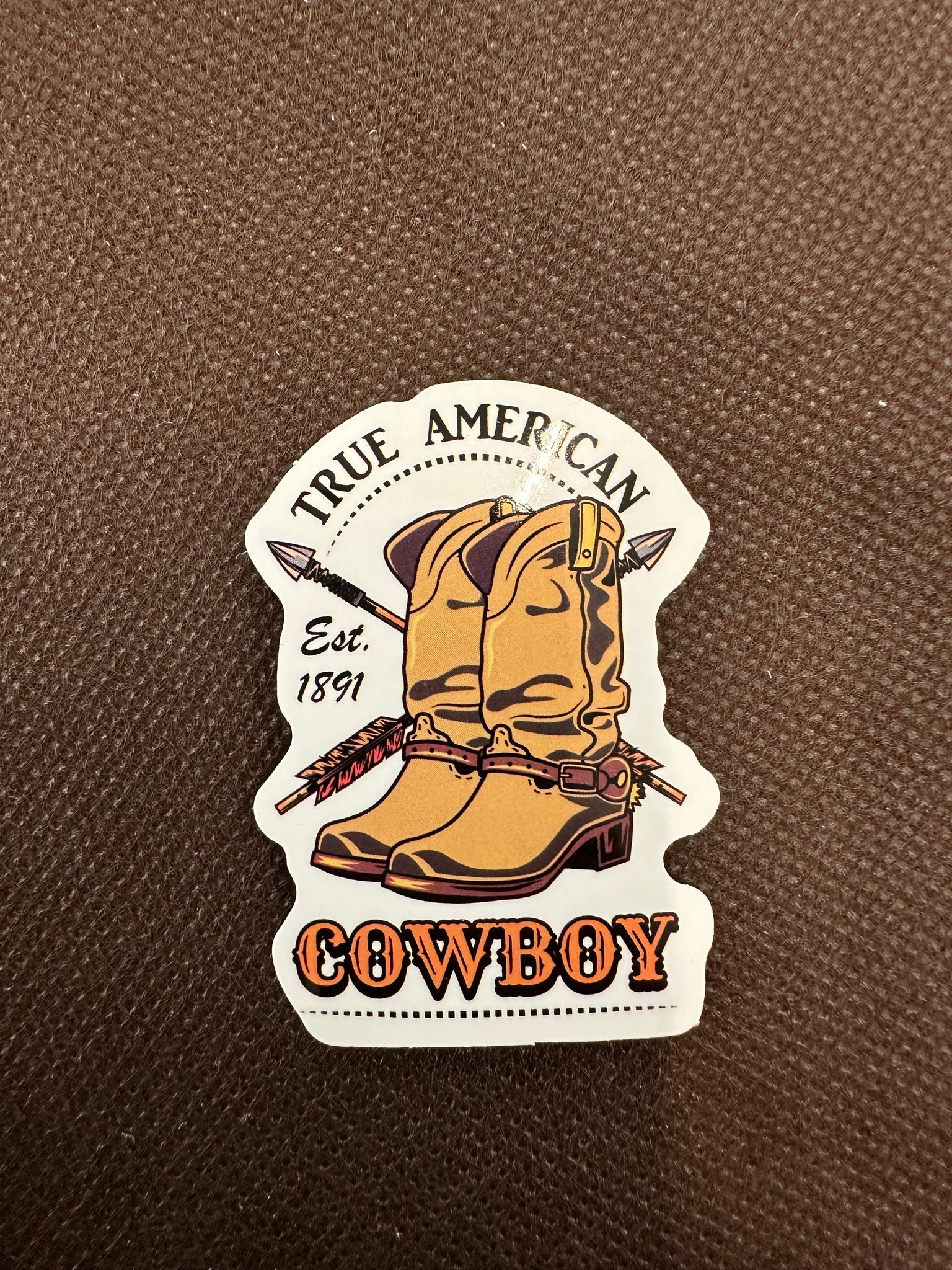 True American Boots Sticker