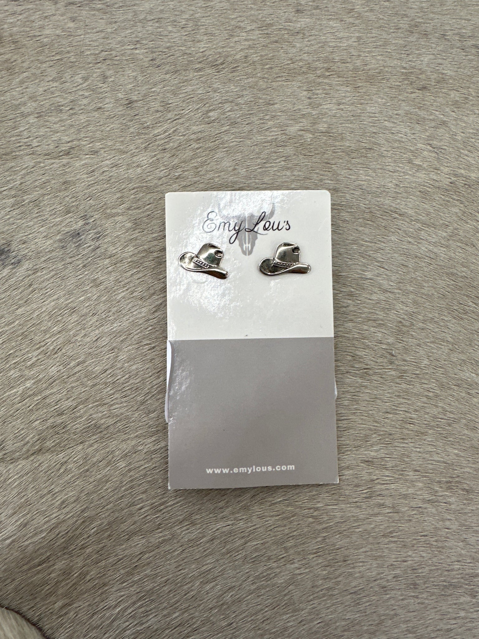 Sterling Silver Cowboy Hat Stud