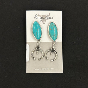 Turquoise Lucy Dangle Earring