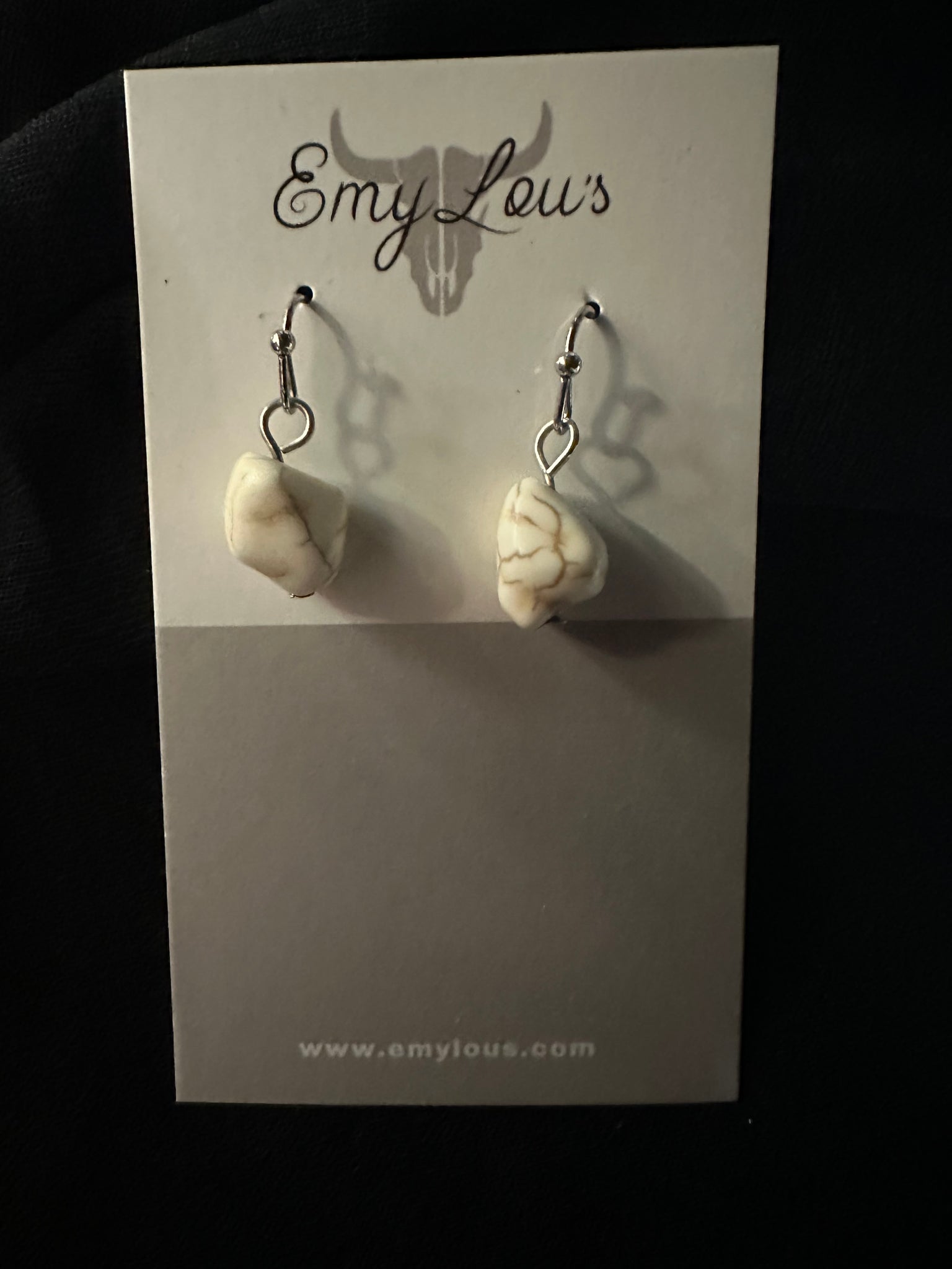 Ridgeland Naja Howlite Earrings