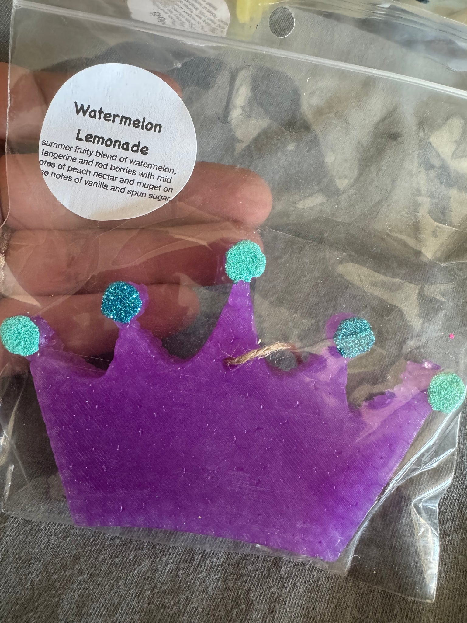 Crown Freshie - Watermelon Lemonade Purple&Blue