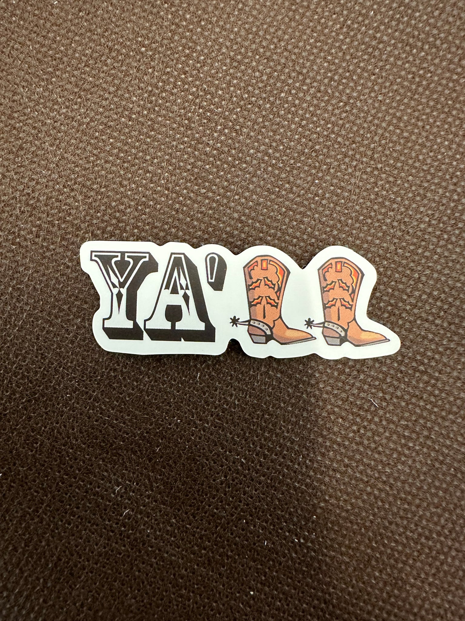 Y'ALL Boots Sticker