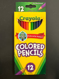 Crayola Colored Pencils 12 Count