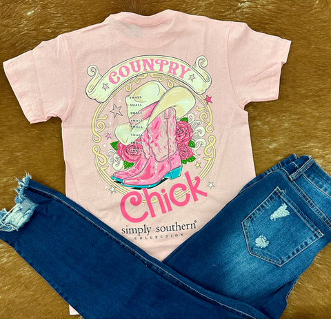 Simply Southern Country Chick Tee