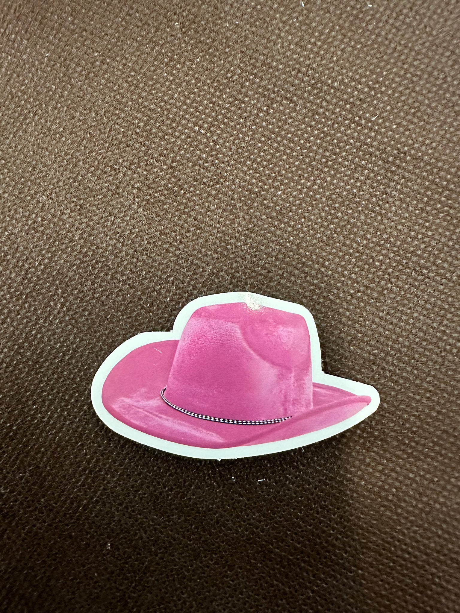 Magenta Cowgirl Hat Sticker