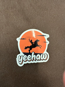 YeeHaw Sunset Sticker