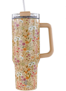 Simply Tumbler 40 Tan Floral