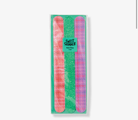 Sweet & Shimmer Nail Files 3 pack