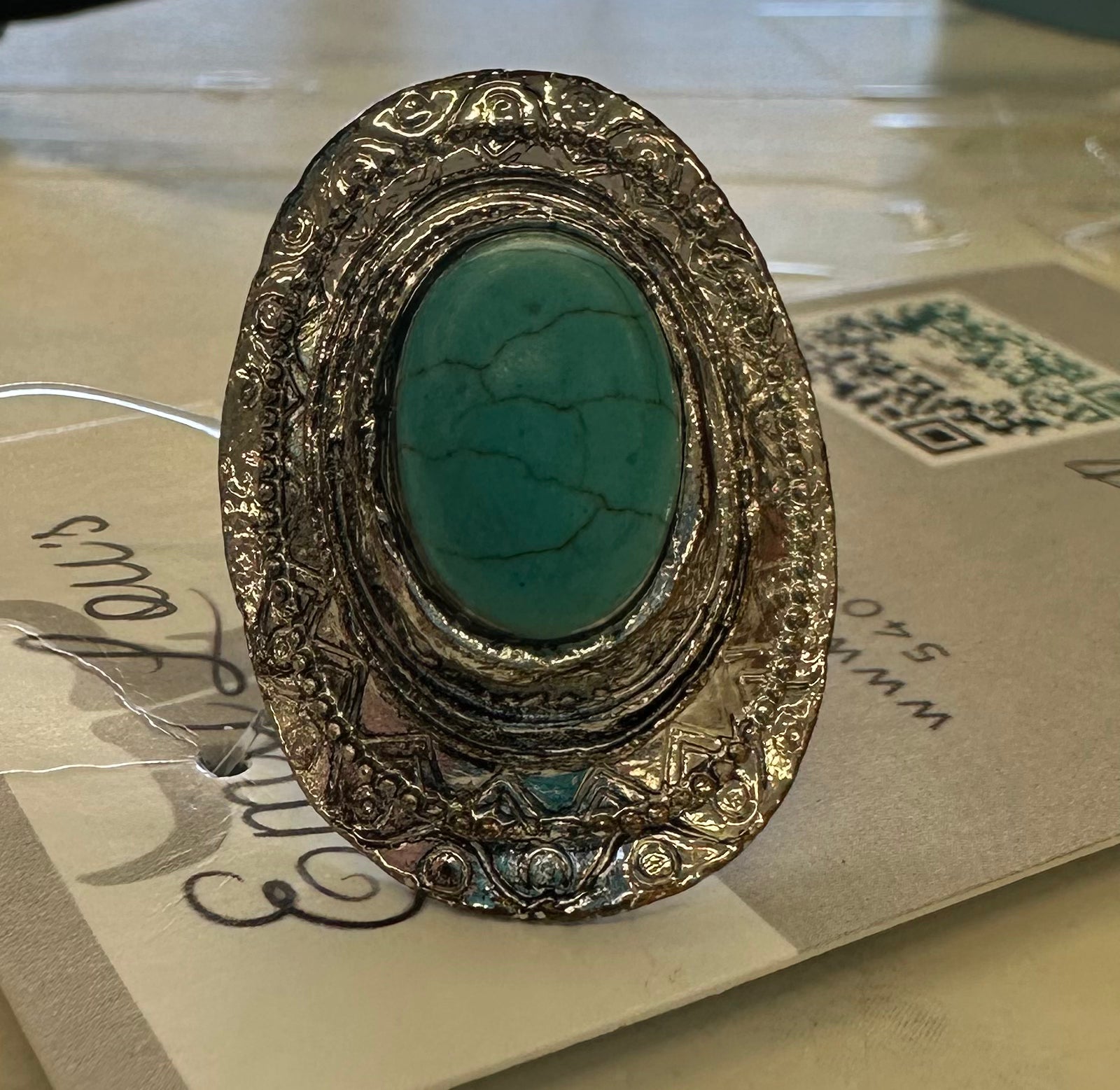 Turquoise Adjustable Ring