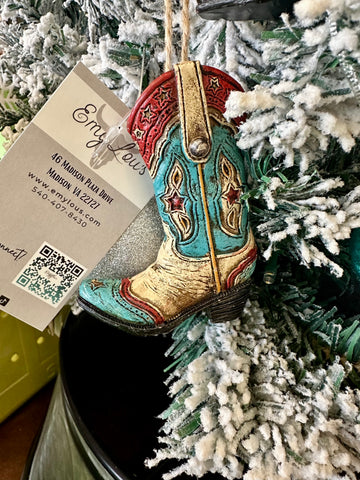 Christmas Tree Ornament Boot