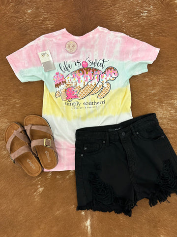 Simply Southern Track Ice Cream Tee