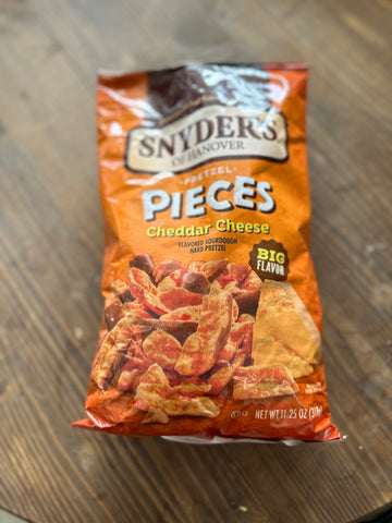 Snyders Cheddar Cheese Pieces 11.25 oz