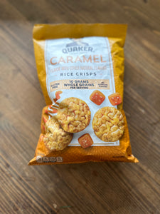 Quaker Caramel Rice Crisps 3.5oz.