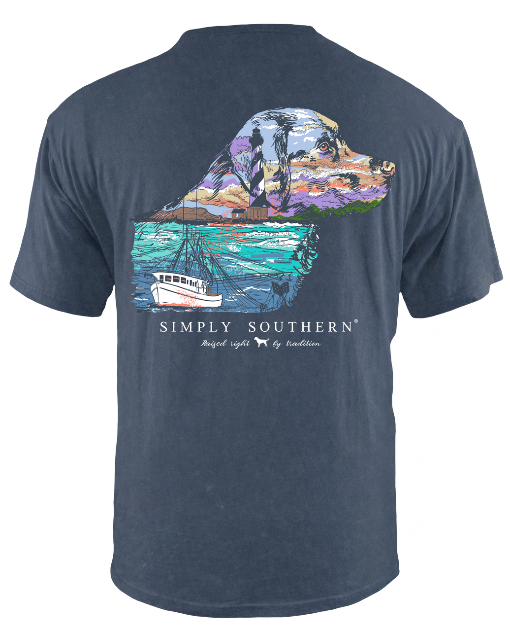 Simply Southern Mens Lighthouse Tee