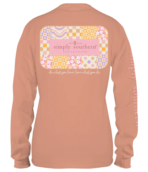 Simply Southern LS Groovy Logo Tee