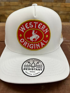 Steamboat Hooey White Trucker Hat