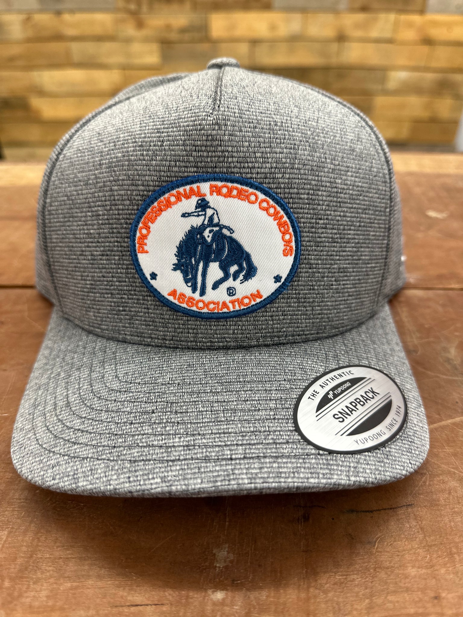 PRCA Charcoal 5 Panel Trucker Hat