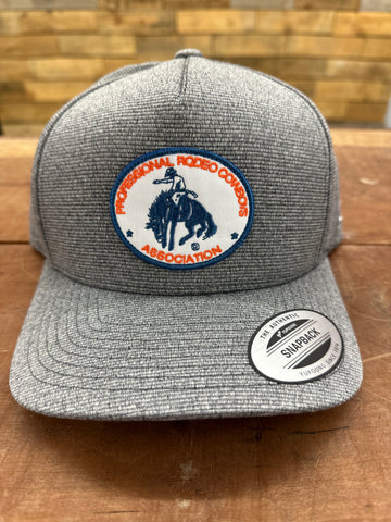 PRCA Charcoal 5 Panel Trucker Hat